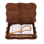 Coffret Coran 2-en-1 : Boîte de Rangement et Support Intégré Petit Model – Image 4