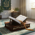 Coffret Coran 2-en-1 : Boîte de Rangement et Support Intégré Petit Model – Image 2