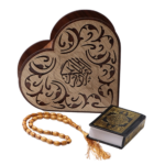 Pack Coran : Coffret Décoratif en Forme de Cœur – Image 4