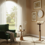 Pupitre de Lecture sur Pied Ajustable pour Coran De 50Cm Jusqu'à 1M20CM – Image 6