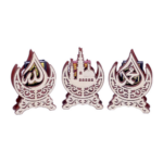 Support Décoratif en Bois avec Coran Inclus Pack De 3